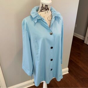 NWT Ming Wang Blue Top